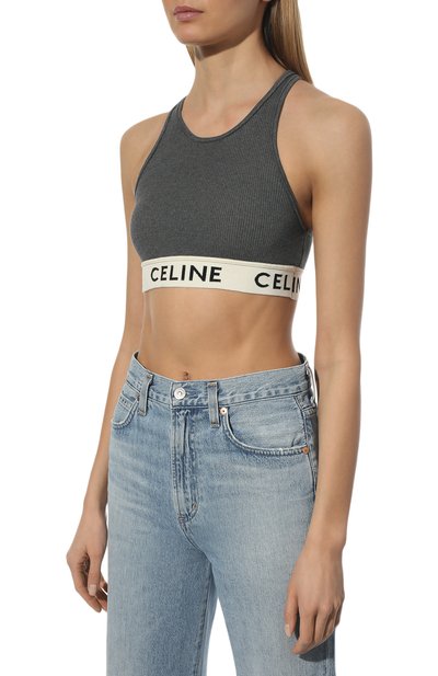 Хлопковый топ CELINE, арт. 2A68L372N, фото 3