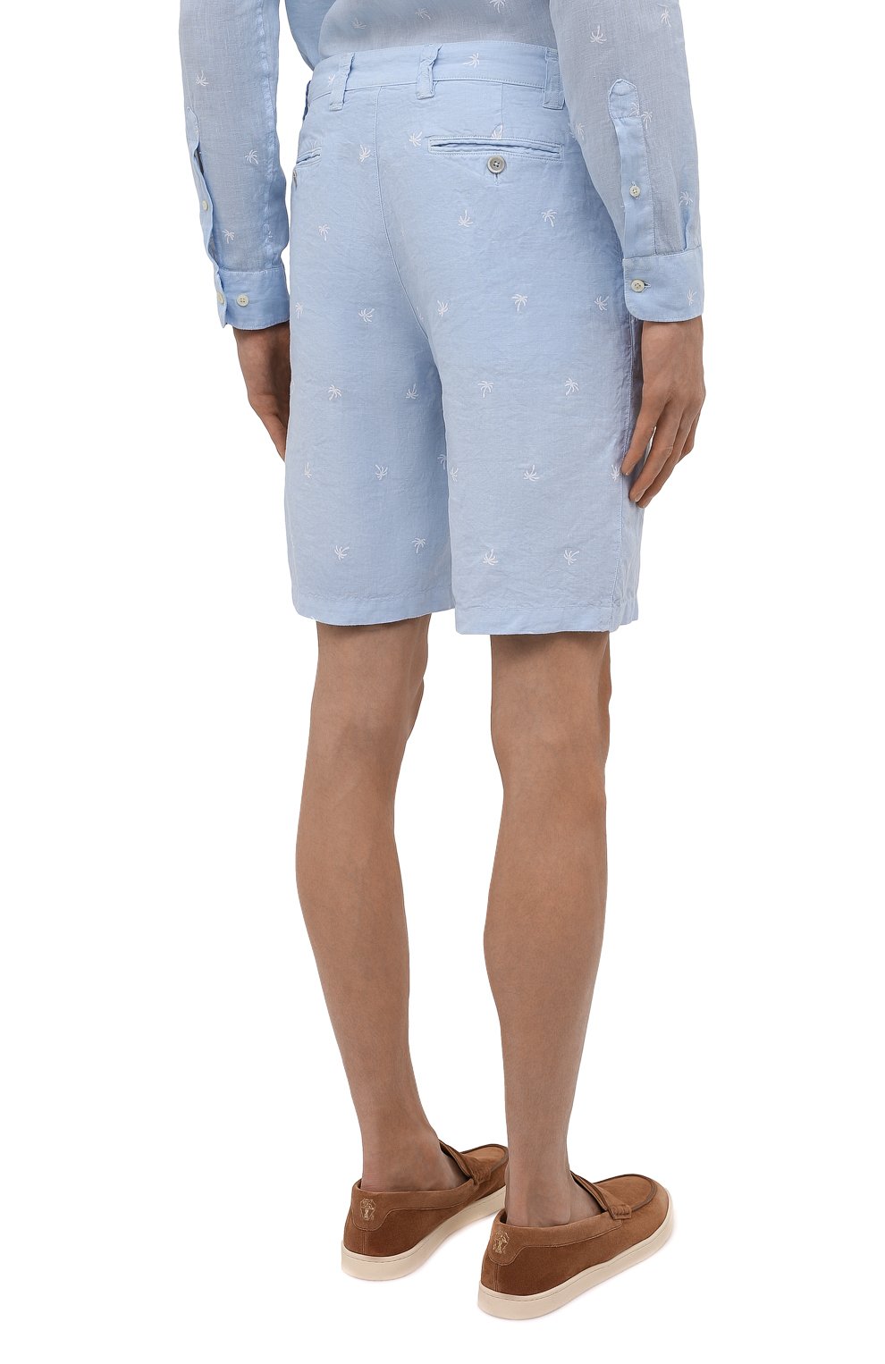 Льняные шорты 120% LINO, арт. V0M2137/G087/000, фото 4