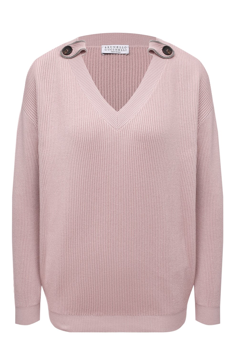 Хлопковый свитер BRUNELLO CUCINELLI, арт. M19198302, фото 1
