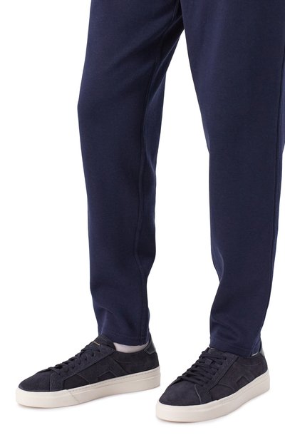 Замшевые кеды gloria SANTONI, арт. MBGG21967PNNCEAT, фото 3