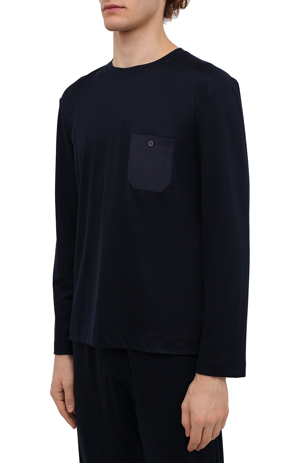 Лонгслив ZIMMERLI темно-синего цвета по цене 18800 руб., арт. 8520-21090, фото 3 Лонгслив ZIMMERLI, арт. 8520-21090, фото 3
