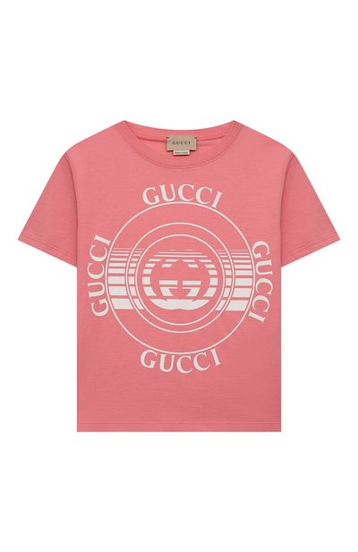 Хлопковая футболка GUCCI, арт. 586167/XJC70, фото 1