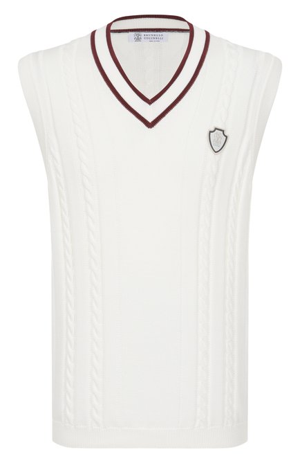 Мужской хлопковый жилет BRUNELLO CUCINELLI, арт. M28707917T