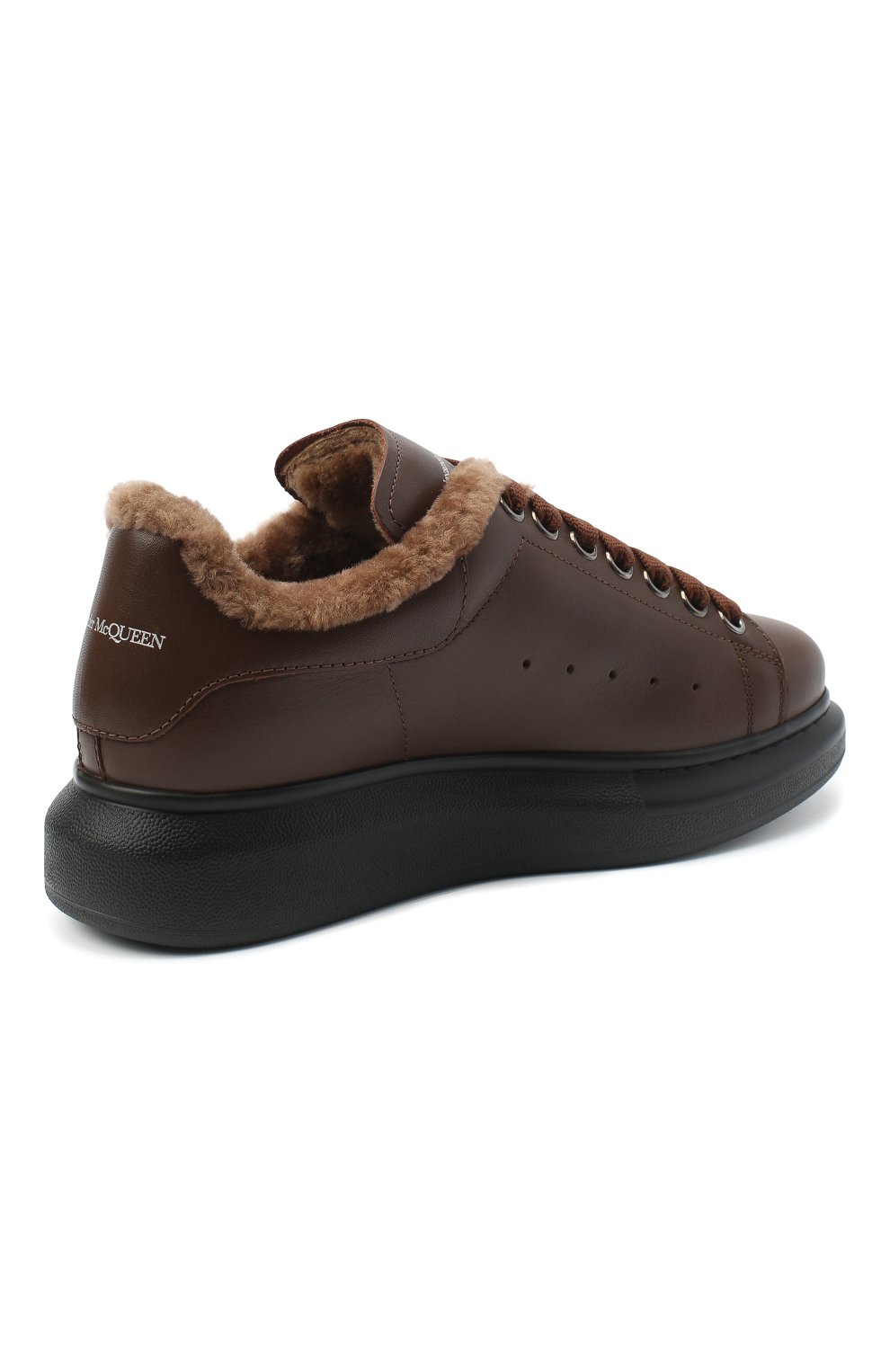 Кожаные кеды ALEXANDER MCQUEEN, арт. 609650/WHXE2, фото 4