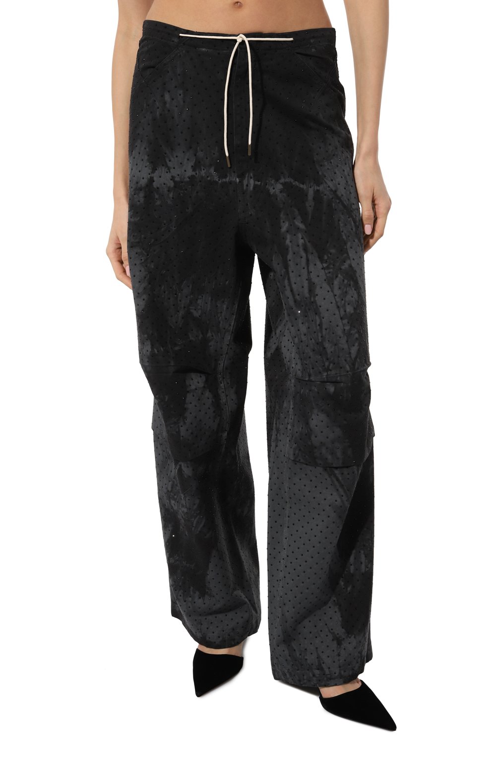 Джинсы с отделкой стразами DARKPARK, арт. RWTR02S, фото 3