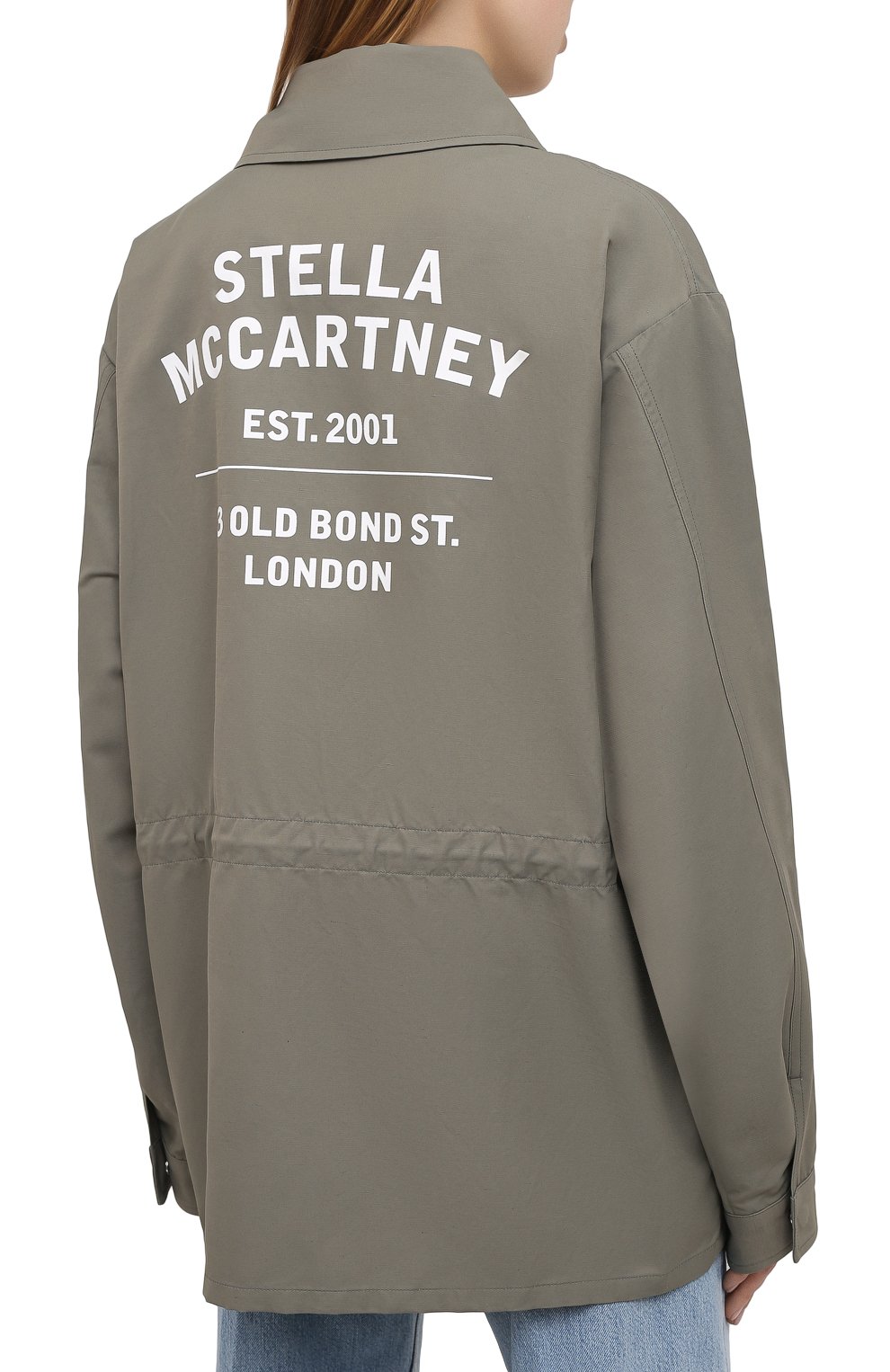 Куртка STELLA MCCARTNEY хаки цвета по цене 139500 руб., арт. 602978/SIA03, фото 4 Куртка STELLA MCCARTNEY, арт. 602978/SIA03, фото 4