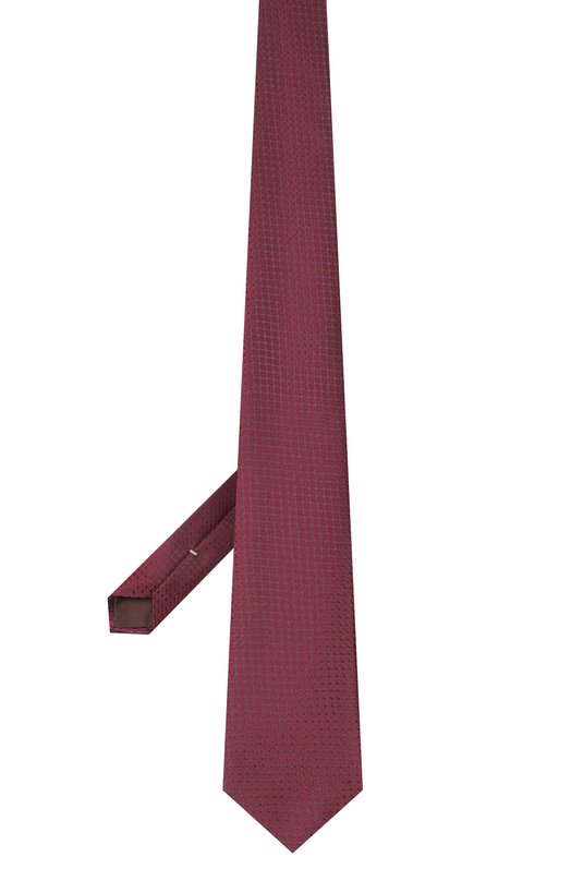 Шелковый галстук Canali 18/HJ04331 Бордовый  18/HJ04331 Фото 3