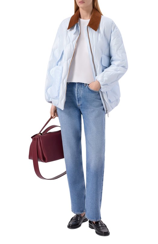 Пуховая куртка Dorothee Schumacher 448312 Голубой  448312 Фото 2