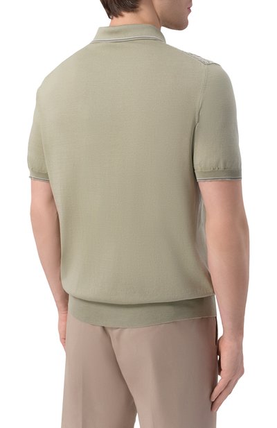 Поло из шелка и хлопка STEFANO RICCI, арт. K818117P31/F26283, фото 4