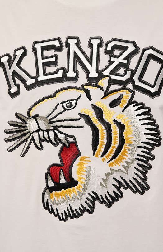 фото Хлопковая футболка kenzo