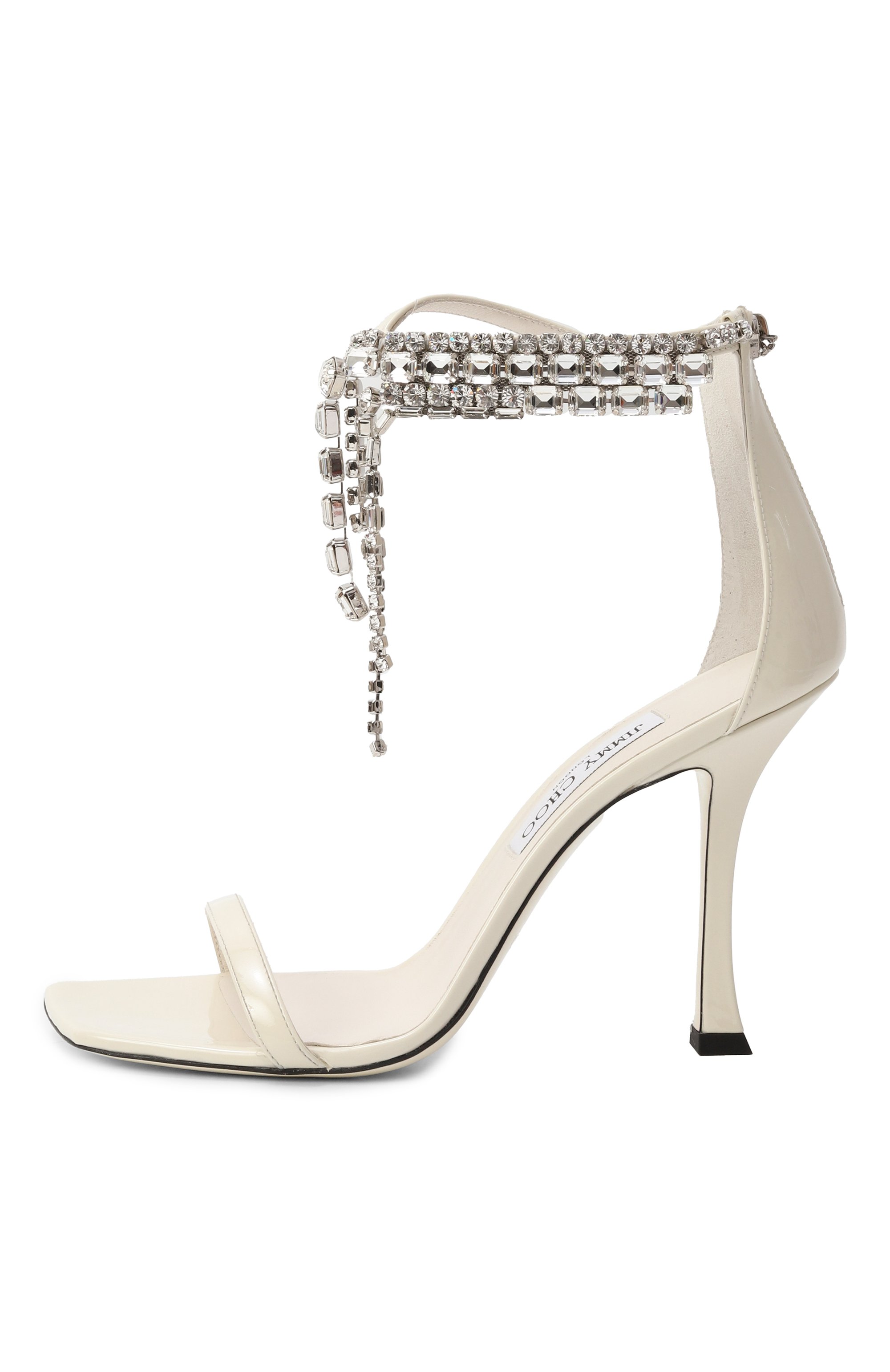 Лакированные босоножки verity 100 JIMMY CHOO, арт. VERITY SANDAL 100/PAT, фото 4