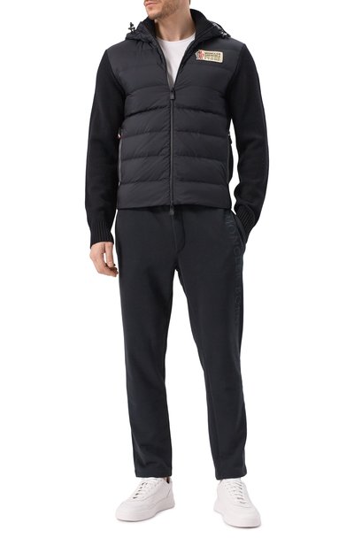 Комбинированный кардиган MONCLER GRENOBLE черного цвета по цене 126000 руб., арт. 9B000-15-M1122, фото 2 Комбинированный кардиган MONCLER GRENOBLE, арт. 9B000-15-M1122, фото 2