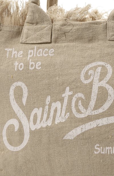 Сумка-тоут vanity MC2 SAINT BARTH бежевого цвета по цене 15650 руб., арт. VANITY LINEN/STBA/00122F, фото 3 Сумка-тоут vanity MC2 SAINT BARTH, арт. VANITY LINEN/STBA/00122F, фото 3
