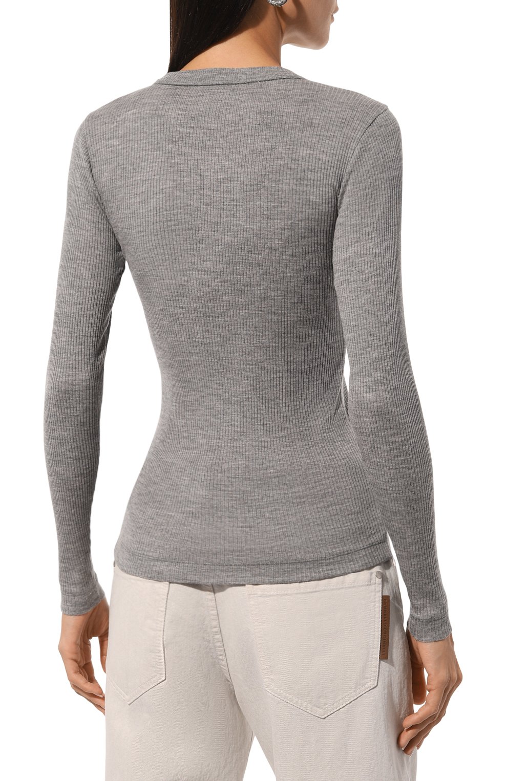 Шерстяной пуловер BRUNELLO CUCINELLI, арт. MD998FH800, фото 4