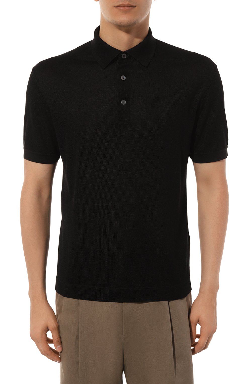 Шелковое поло ZEGNA, арт. UB330A5/B775365, фото 3