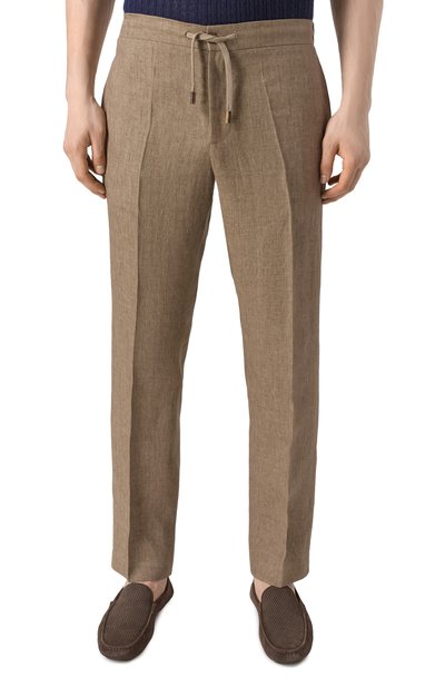 Льняные брюки CAPOBIANCO, арт. 18M810.LL00., фото 3