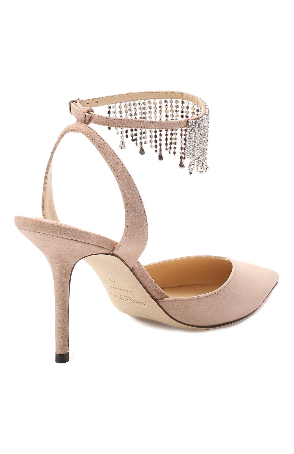 Замшевые туфли birtie 85 JIMMY CHOO, арт. BIRTIE 85/DRS, фото 4