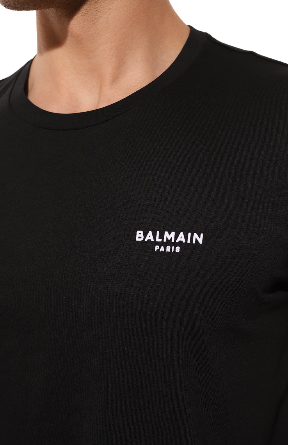 Хлопковая футболка BALMAIN, арт. YH0EF000BB04/EAB, фото 5