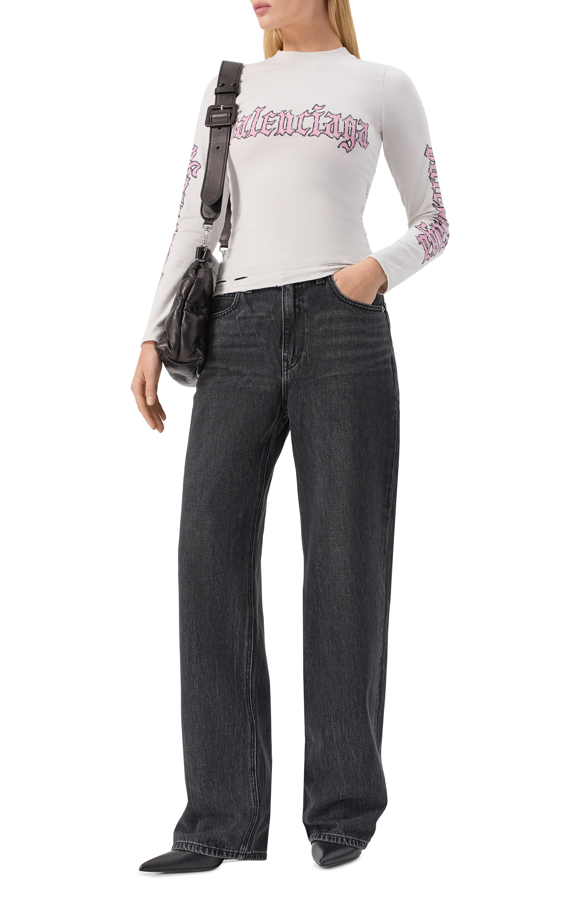 Хлопковый лонгслив BALENCIAGA, арт. 826465/TSVW6, фото 2