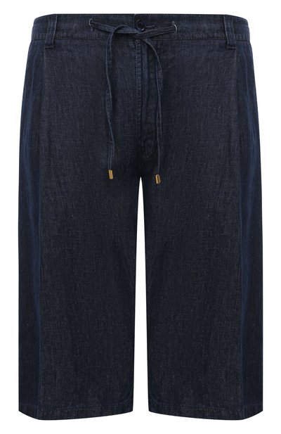 Мужские шорты из хлопка и льна STEFANO RICCI, арт. MFT4102120/T205BL