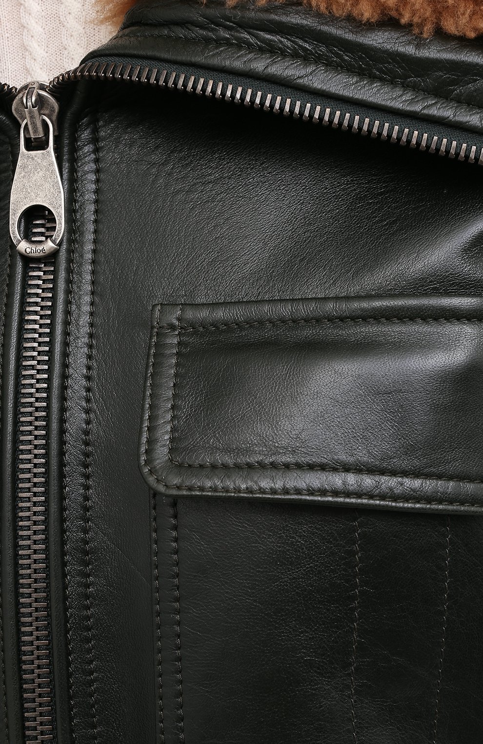 Кожаная куртка CHLOÉ, арт. CHC20WCV02210, фото 5