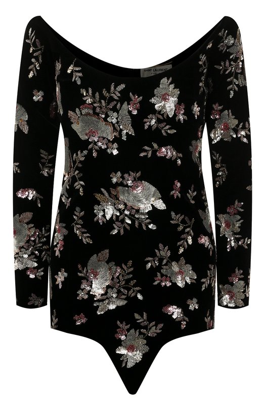 

Платье из вискозы Saint Laurent, Чёрный