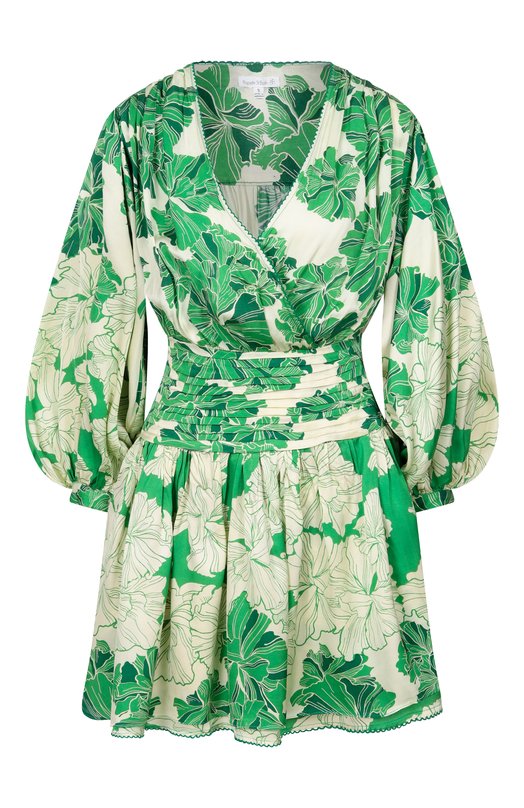 Платье из вискозы Poupette St Barth WENS26NVSFNN Зелёный WENS26NVSFNN