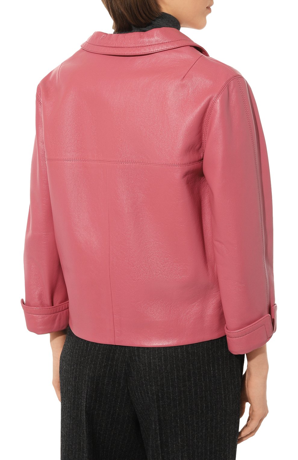 Кожаная куртка PRADA, арт. 58A005-1AOI-F0410, фото 4