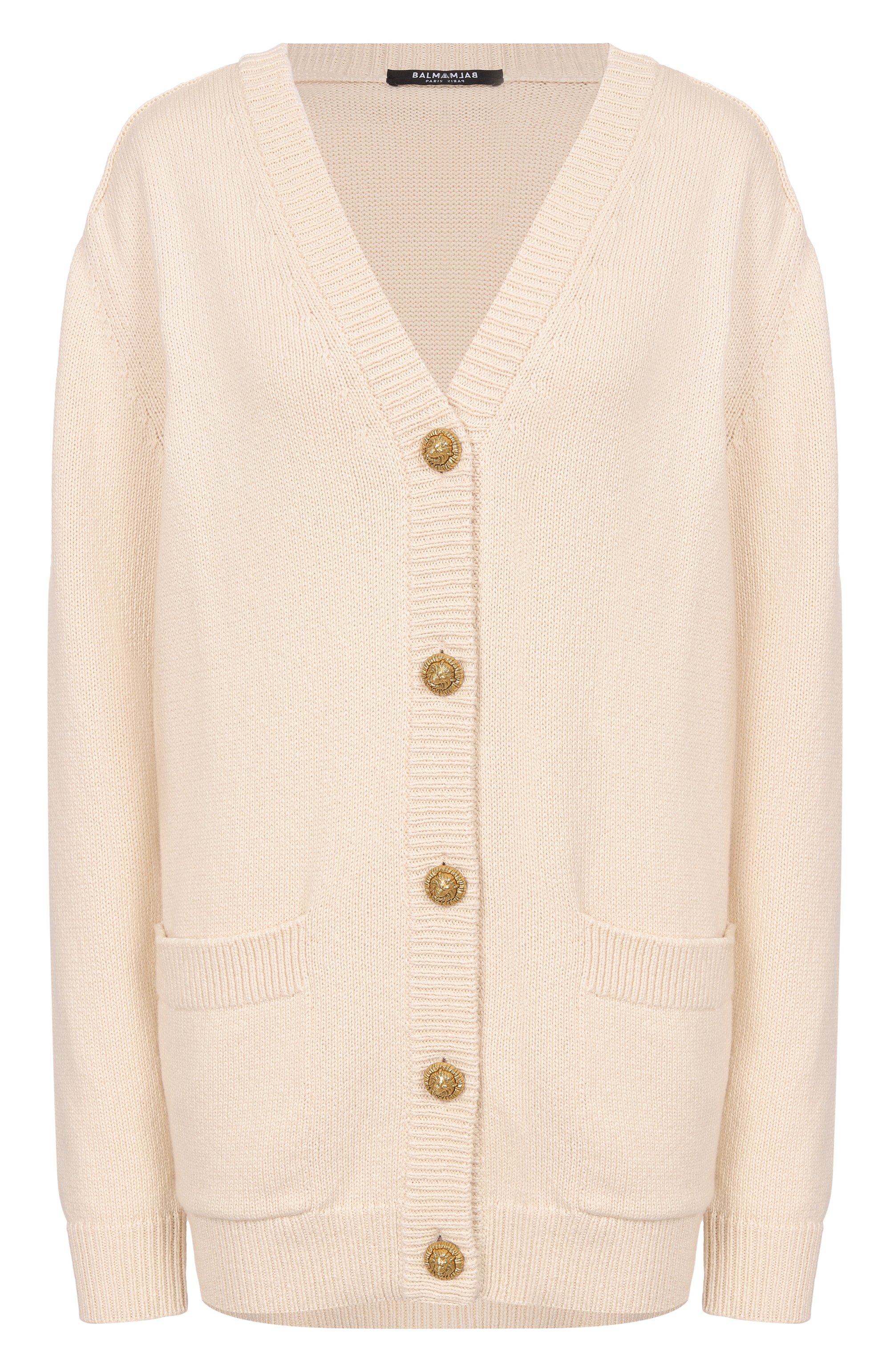 Кар диган из хлопка и кашемира BALMAIN, арт. GF0K0003/KJ83, фото 1