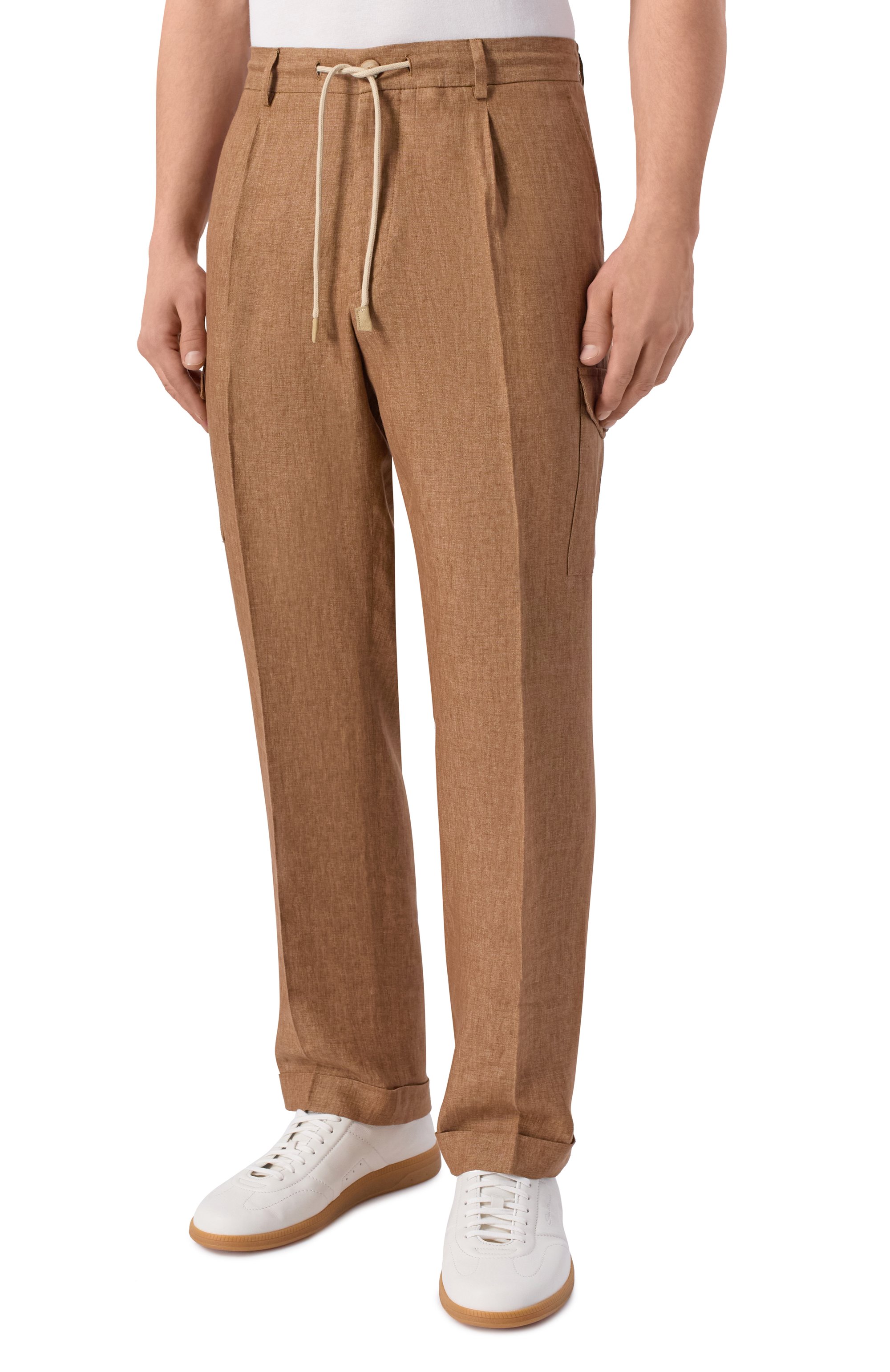 Льняные брюки-карго GRAN SASSO, арт. 76111/57817, фо то 3