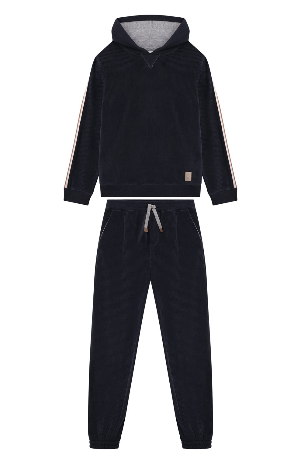 Вельветовый костюм ELEVENTY темно-синего цвета по цене 51200 руб., арт. EV3P40/V0103/6-10, фото 1 Вельветовый костюм ELEVENTY, арт. EV3P40/V0103/6-10, фото 1