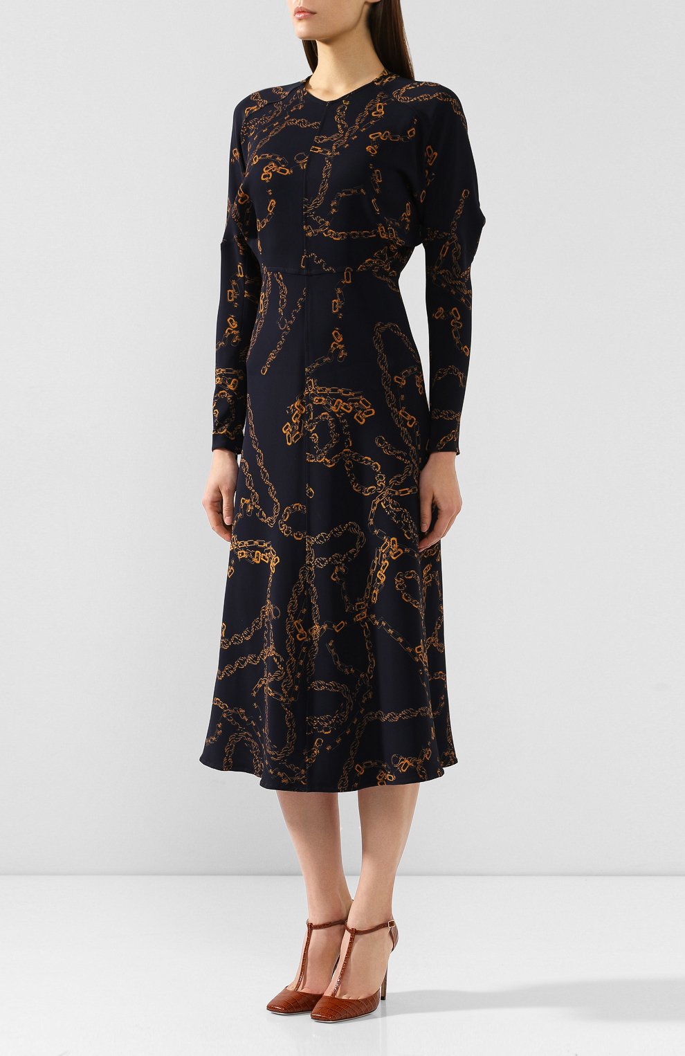 Платье с принтом VICTORIA BECKHAM, арт. DR MID 61132B, фото 3
