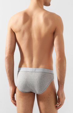 Комплект из двух хлопковых брифов с широкой резинкой ZEGNA, арт. N2X400040, фото 3