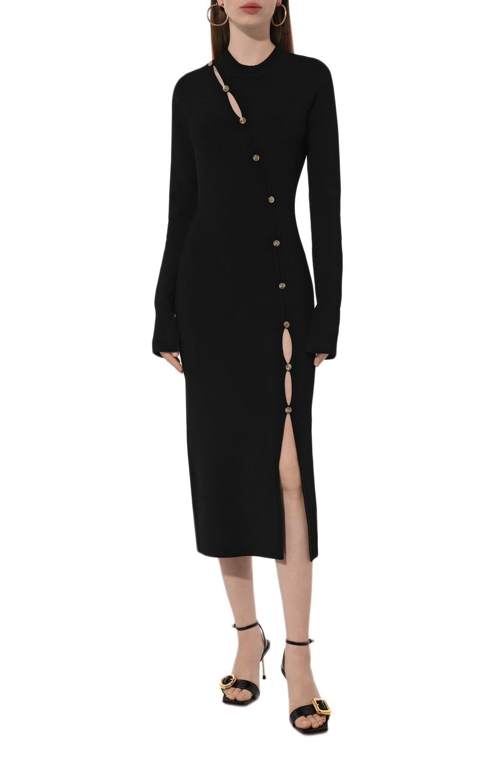 Платье из вискозы VERSACE JEANS COUTURE, арт. 77HA0MB3/CM61H, фото 3