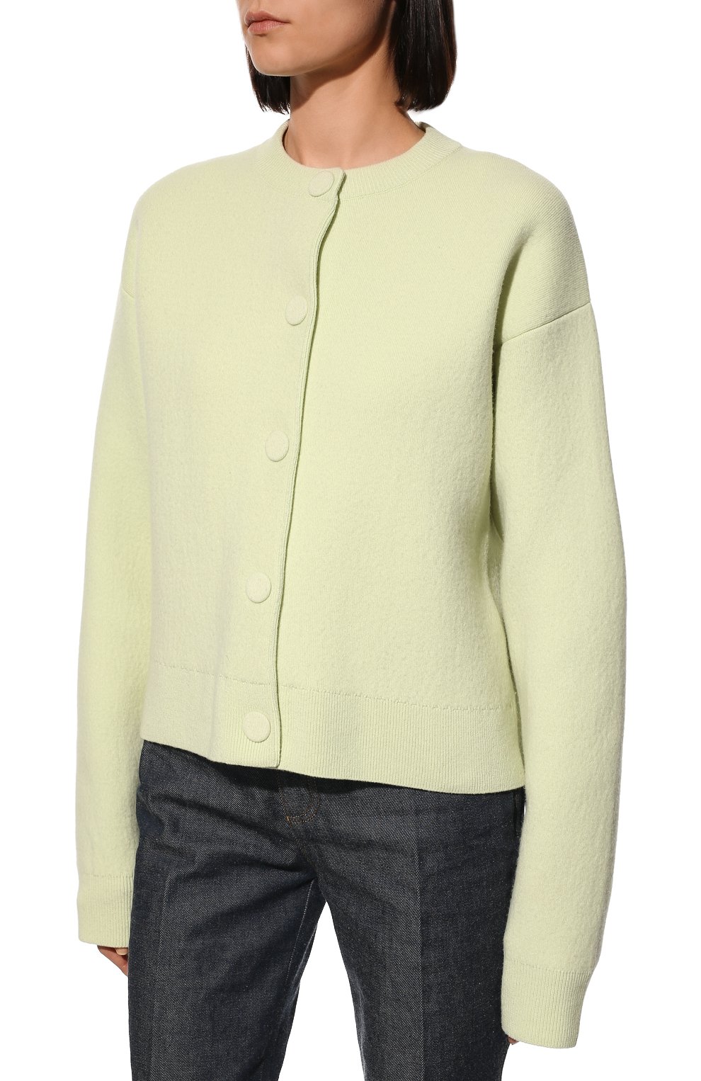 Кардиган из шерсти и кашемира JIL SANDER, арт. JSWT754313-WTY21098, фото 3