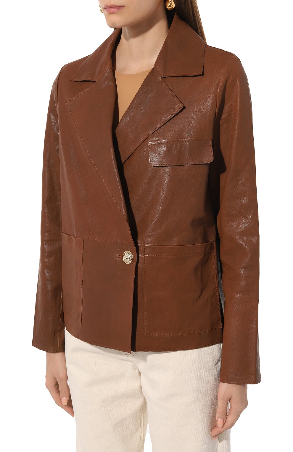 Кожаный жакет VENERA M., арт. 1871, фото 3