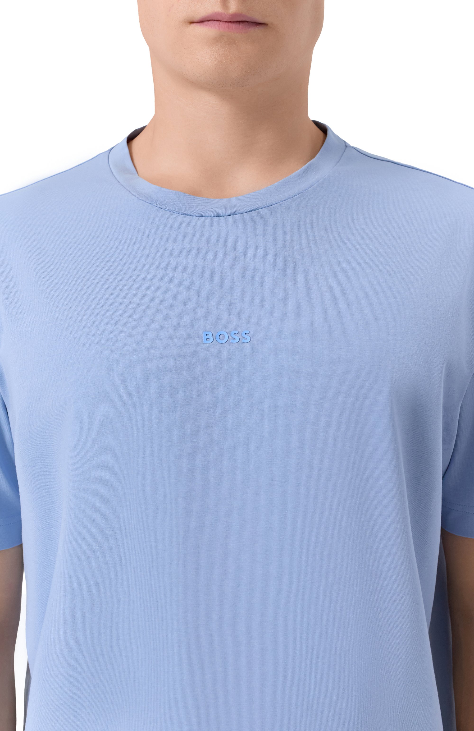 Хлопковая футболка BOSS ORANGE, арт. 50473278, фото 5