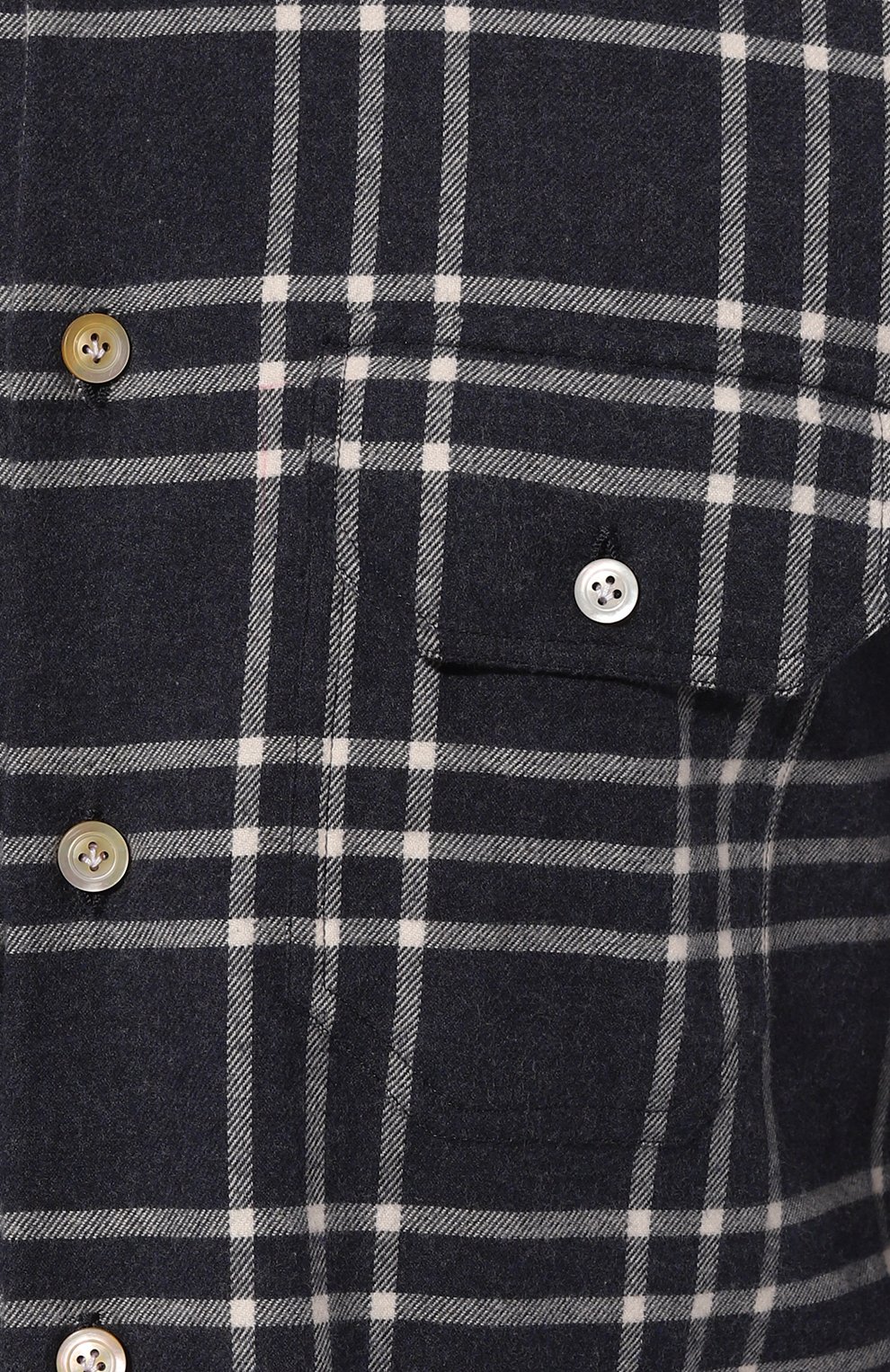 Хлопковая рубашка KITON, арт. UCWMH0864902, фото 5