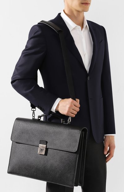 Кожаный портфель SERAPIAN, арт. SEV0LMLL5971M40B, фото 5