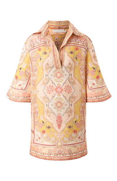 Женское льняное платье ZIMMERMANN, арт. 0712DRS251