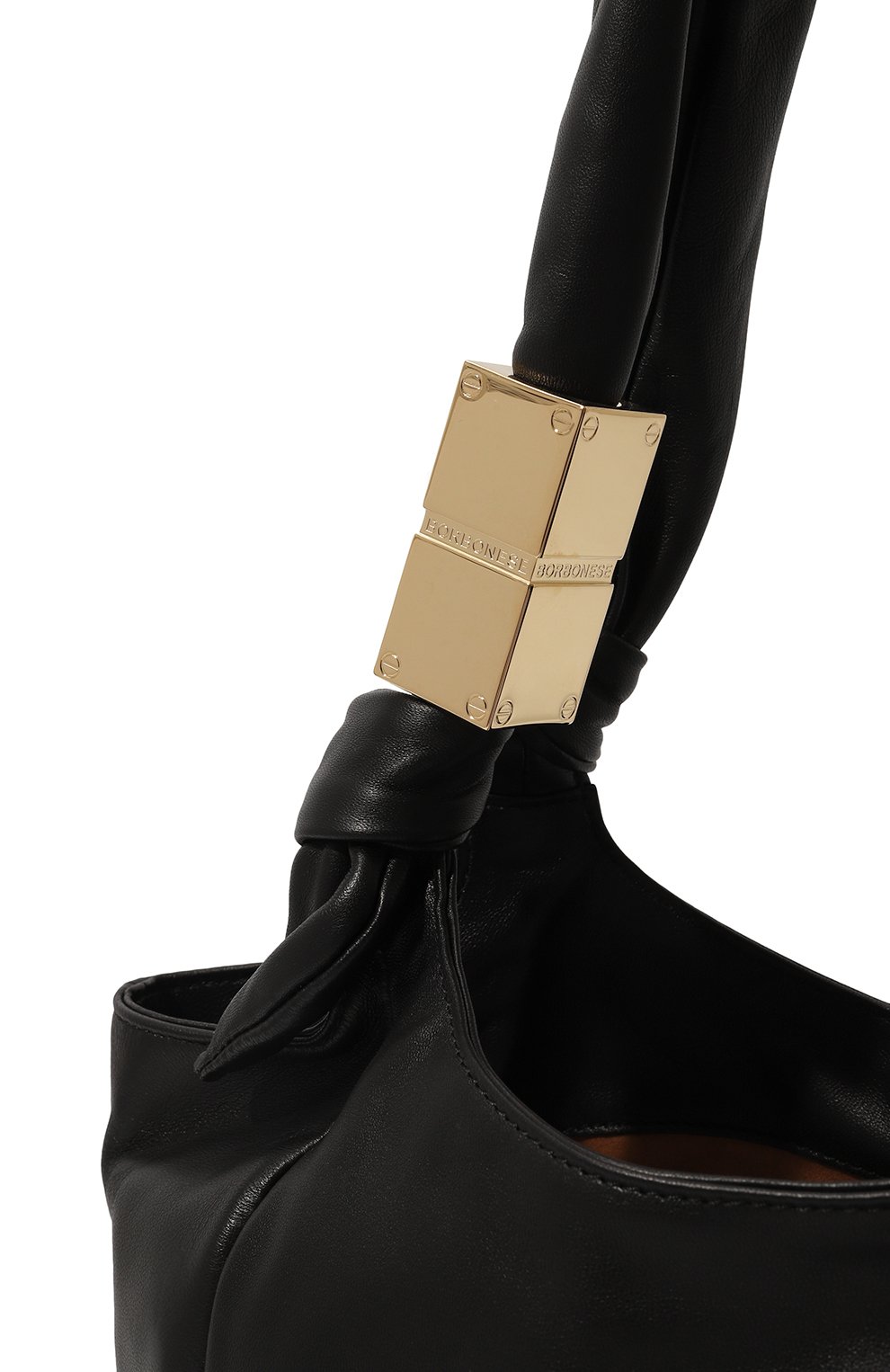 Сумка-шопер domino BORBONESE черного цвета по цене 98690 руб., арт. 924026, фото 3 Сумка-шопер domino BORBONESE, арт. 924026, фото 3