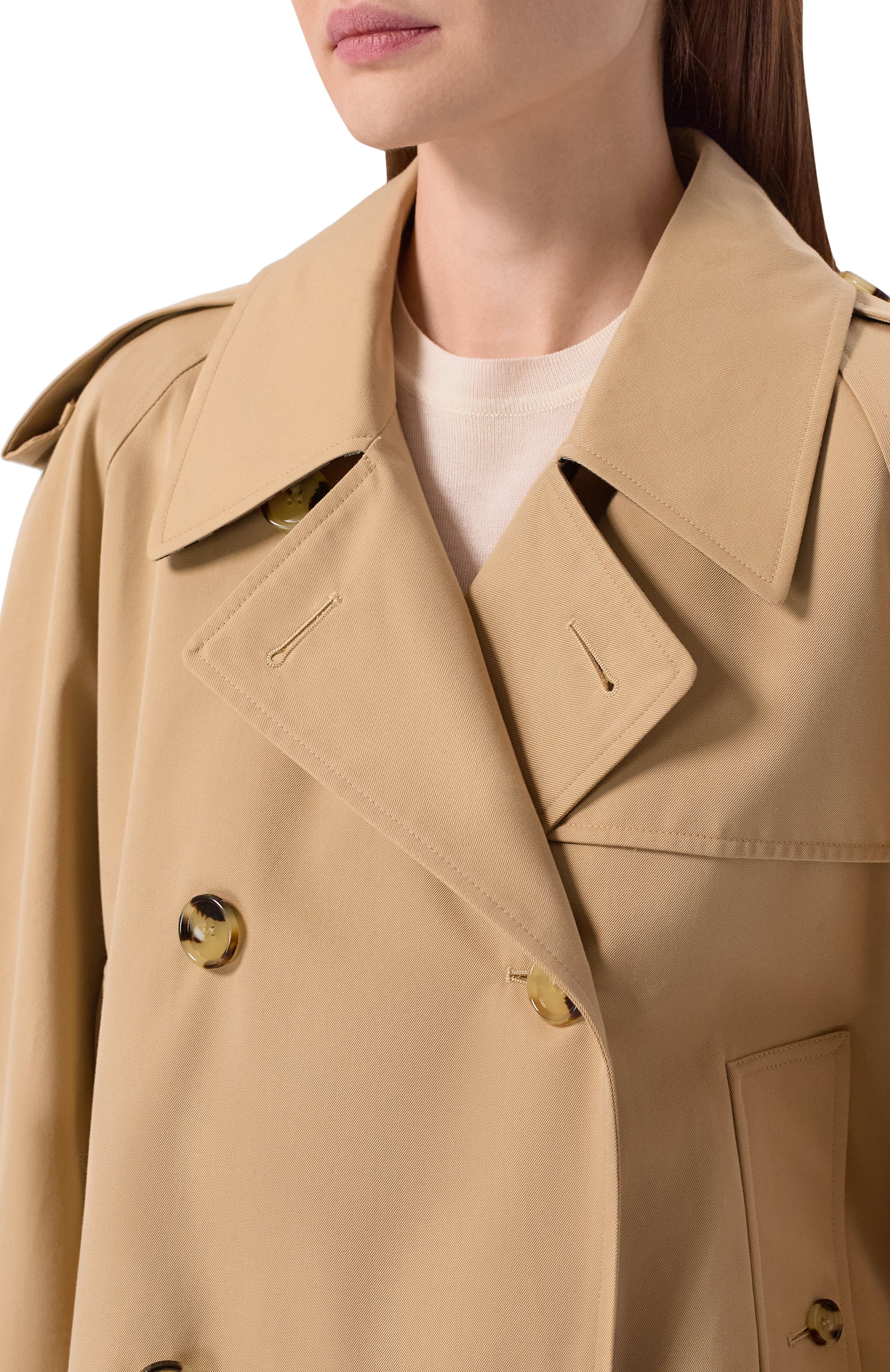 Хлопковый тренч BURBERRY, арт. 8115792, фото 5