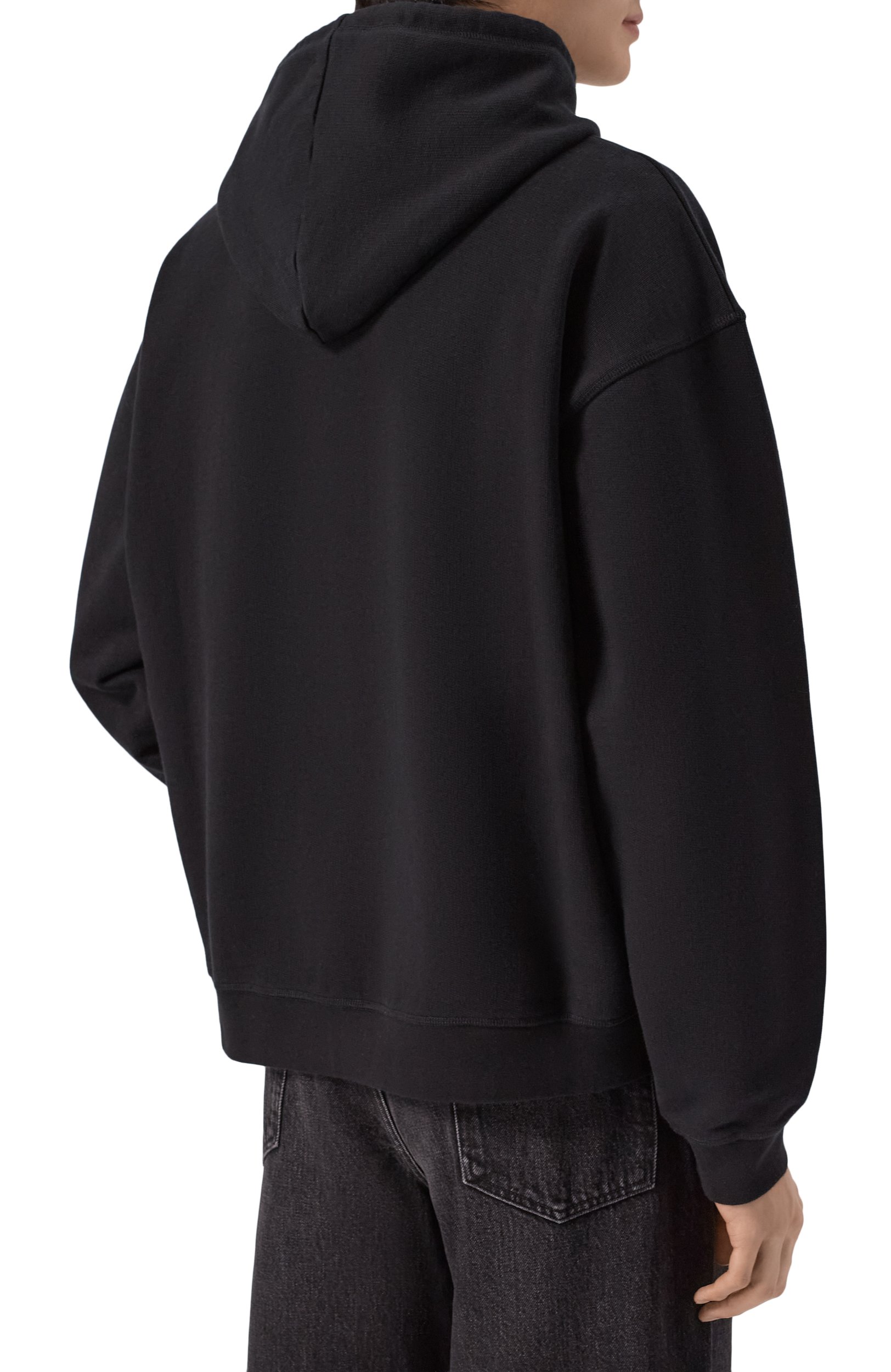 Хлопковое худи DSQUARED2 черного цвета по цене 47200 руб., арт. S74GU0951/D25029, фото 4 Хлопковое худи DSQUARED2, арт. S74GU0951/D25029, фото 4