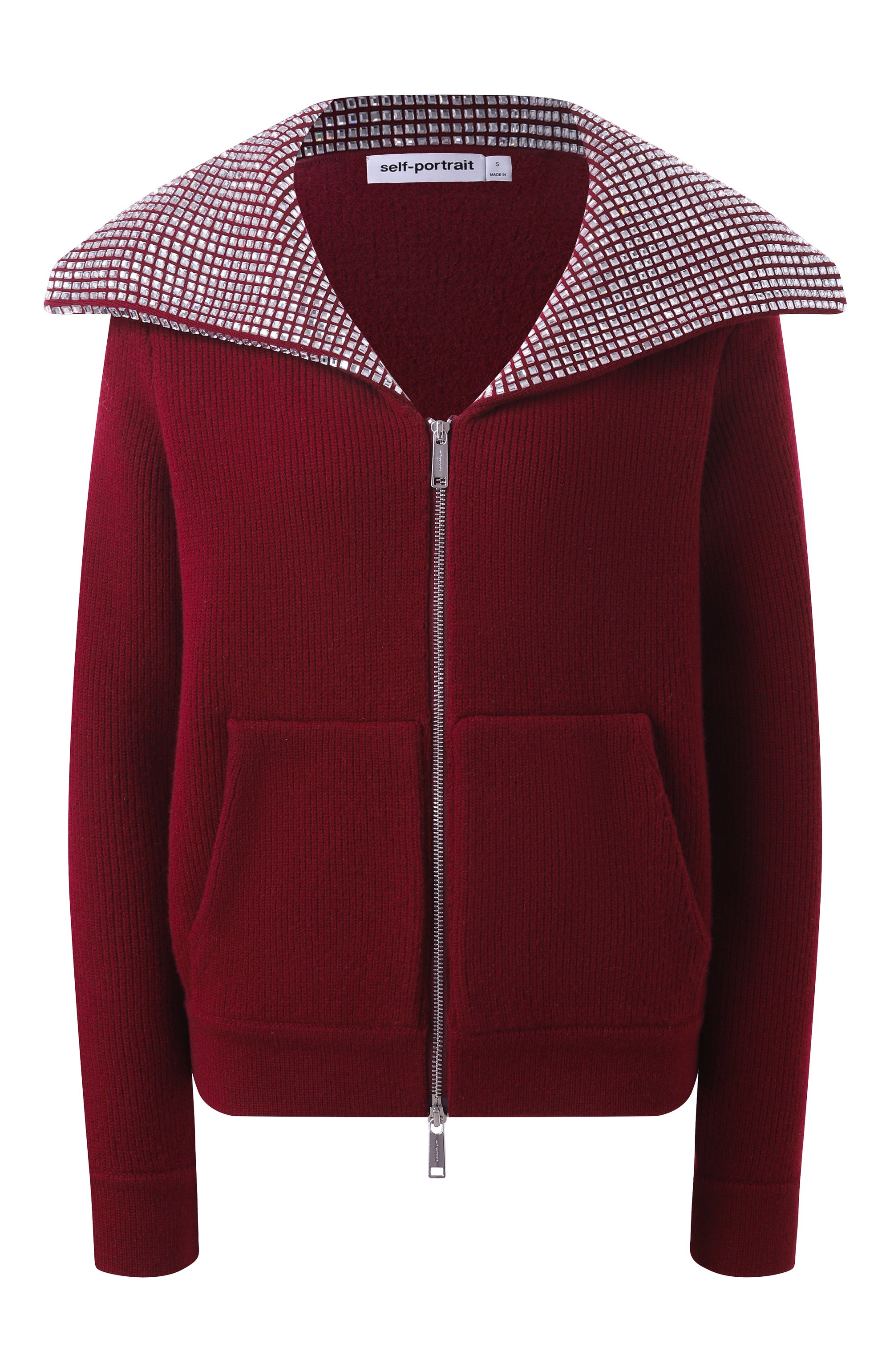 Кардиган с отделкой стразами SELF-PORTRAIT, арт. RS25117J, фото 1