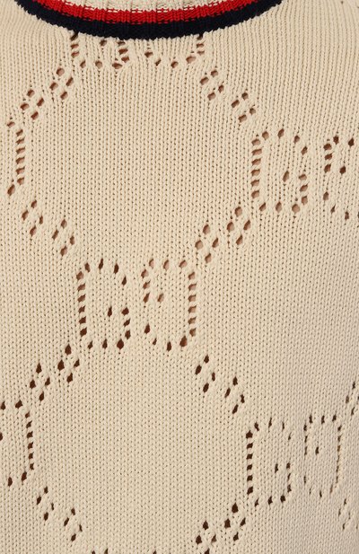 Хлопковый свитер GUCCI, арт. 740501/XKC4L, фото 5