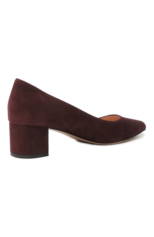 Замшевые туфли Piper 45 Gianvito Rossi G22171.45RIC.CAMB0UR Бордовый  G22171.45RIC.CAMB0UR Фото 5