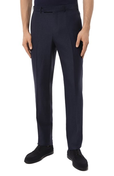 Брюки из шерсти и льна ZEGNA, арт. 718F13A7/75TB12, фото 3