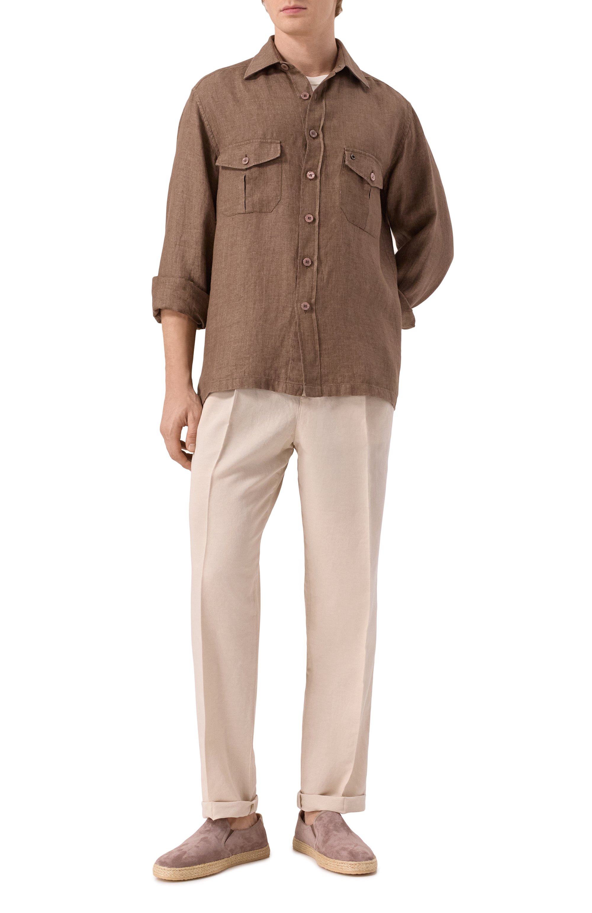 Льняная рубашка STEFANO RICCI, арт. SP007711/BX2930, фото 2