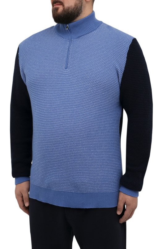 

Кашемировый свитер Kiton, Синий