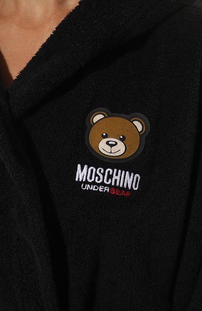 Хлопковый халат MOSCHINO, арт. 232V6/A9601/4307, фото 5